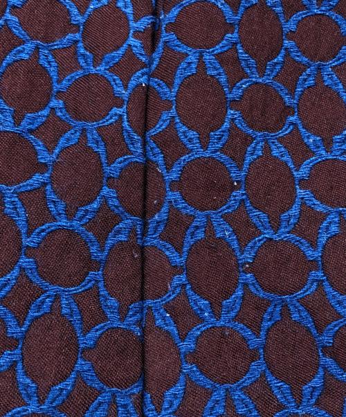 VIVIENNE TAM（ヴィヴィアンタム）VIVIENNE TAM (ヴィヴィアンタム) モノグラム刺繍ジップコート ブラウン×ネイビーの古着・服飾アイテム