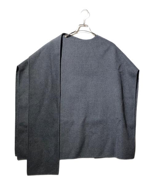 COS（コス）COS (コス) ウールブレンドケープ グレー サイズ:F 未使用品の古着・服飾アイテム