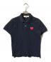 PLAY COMME des GARCONS（プレイコムデギャルソン）の古着「ポロシャツ/半袖ポロシャツ」｜ネイビー