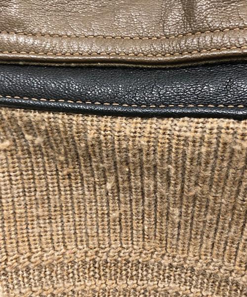 COLIMBO（コリンボ）COLIMBO (コリンボ) G-1レザーフライトジャケット ブラック サイズ:38の古着・服飾アイテム