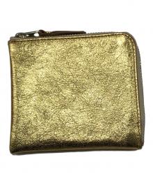 COMME des GARCONS（コムデギャルソン）の古着「L字ファスナーウォレット」｜ゴールド