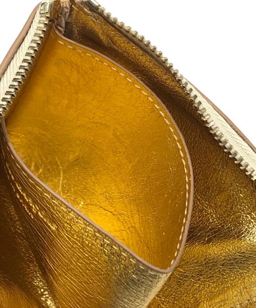 COMME des GARCONS（コムデギャルソン）COMME des GARCONS (コムデギャルソン) L字ファスナーウォレット ゴールドの古着・服飾アイテム