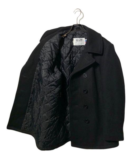 Schott（ショット）Schott (ショット) 740N PEA JACKET ブラック サイズ:40の古着・服飾アイテム
