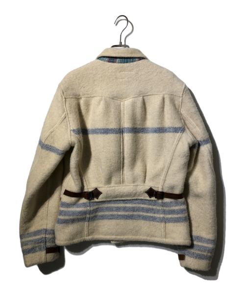 MISTER FREEDOM（ミスターフリーダム）MISTER FREEDOM (ミスターフリーダム) SUGAR CANE (シュガーケーン) ミリタリーウールブランケット・ドローバーブラウス ベージュ サイズ:38の古着・服飾アイテム