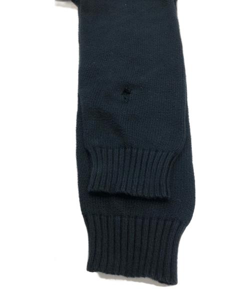 POLO RALPH LAUREN（ポロ・ラルフローレン）POLO RALPH LAUREN (ポロ・ラルフローレン) クルーワッペンニット ブラック サイズ:Lの古着・服飾アイテム