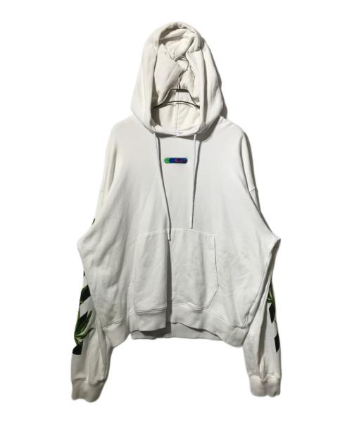 OFFWHITE（オフホワイト）OFFWHITE (オフホワイト) WEED ARROWS OVER HOODIE ブラック サイズ:XXLの古着・服飾アイテム