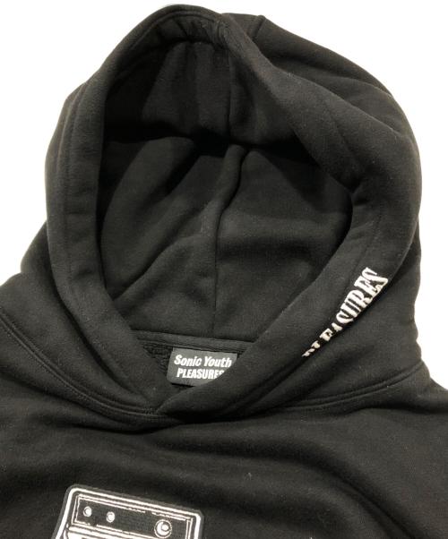 PLEASURES（プレジャーズ）PLEASURES (プレジャーズ) WASHING Machine Hoodie ブラック サイズ:XLの古着・服飾アイテム