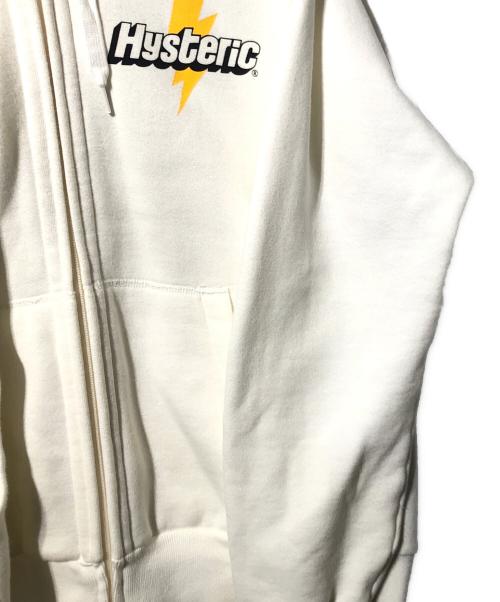 Hysteric Glamour（ヒステリックグラマー）Hysteric Glamour (ヒステリックグラマー) STILL ROLLING パーカー アイボリー サイズ:Ｍの古着・服飾アイテム