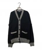 Hysteric Glamourヒステリックグラマー）の古着「SUPER SERVICE カーディガン」｜グレー×ブラック