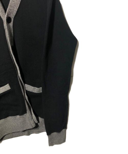 Hysteric Glamour（ヒステリックグラマー）Hysteric Glamour (ヒステリックグラマー) SUPER SERVICE カーディガン グレー×ブラック サイズ:Mの古着・服飾アイテム