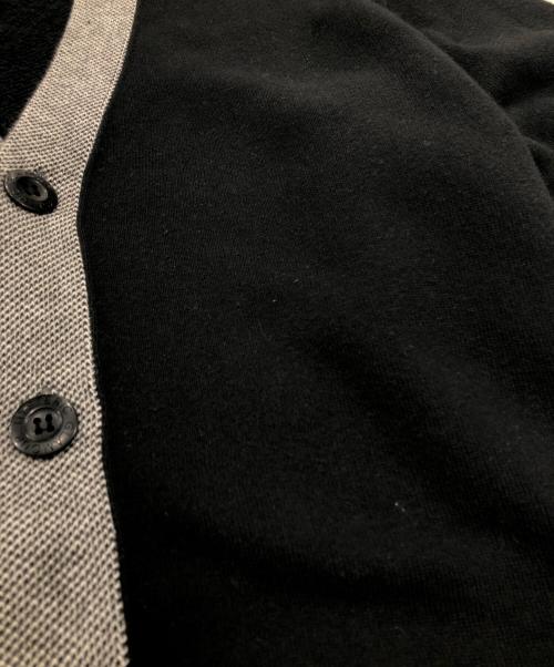 Hysteric Glamour（ヒステリックグラマー）Hysteric Glamour (ヒステリックグラマー) SUPER SERVICE カーディガン グレー×ブラック サイズ:Mの古着・服飾アイテム