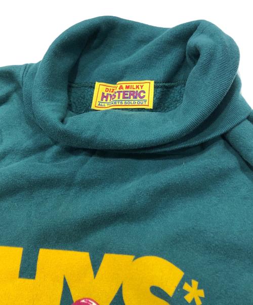 Hysteric Glamour（ヒステリックグラマー）Hysteric Glamour (ヒステリックグラマー) ENGLISH GIRLスウェット グリーン サイズ:ＦＲＥＥの古着・服飾アイテム