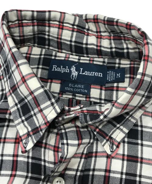 RALPH LAUREN（ラルフローレン）RALPH LAUREN (ラルフローレン) チェックBDシャツ ベージュ サイズ:Mの古着・服飾アイテム