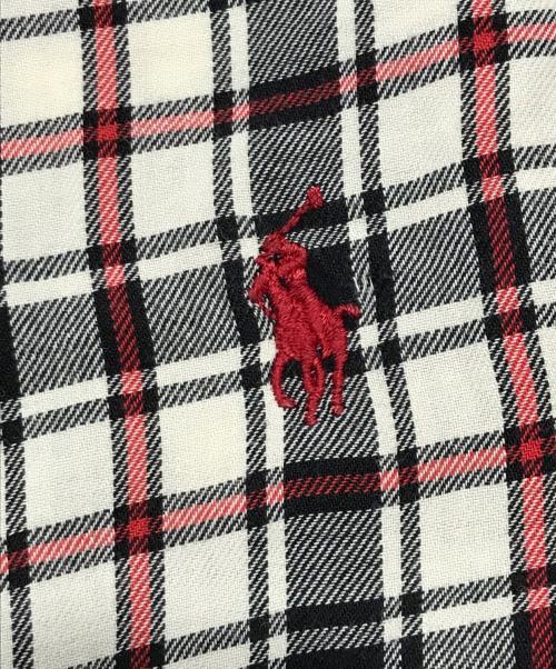 RALPH LAUREN（ラルフローレン）RALPH LAUREN (ラルフローレン) チェックBDシャツ ベージュ サイズ:Mの古着・服飾アイテム