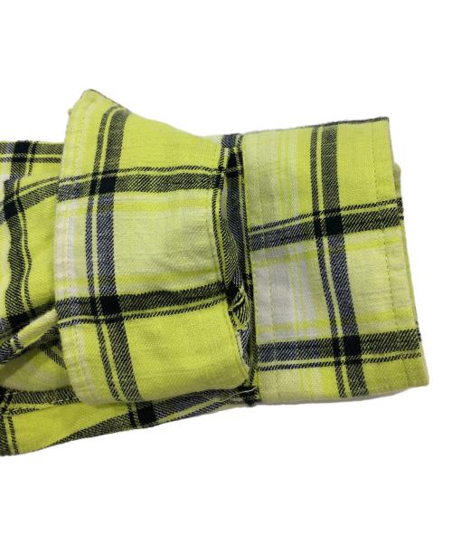 DIESEL（ディーゼル）DIESEL (ディーゼル) S-DEWNY-HOOD フーディーシャツ（エス　デュウ　フード　フーディーシャツ） イエロー サイズ:50の古着・服飾アイテム