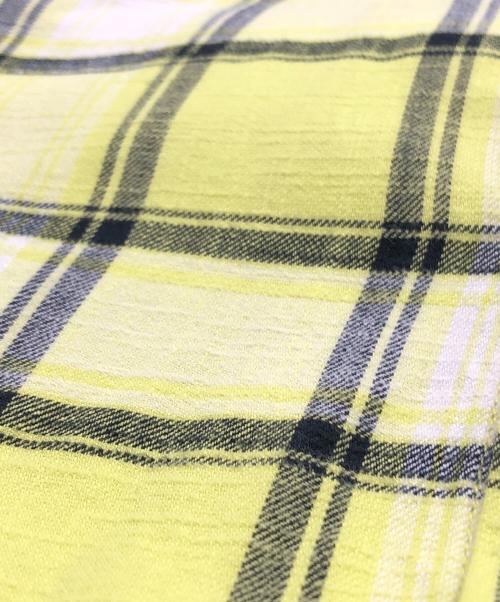 DIESEL（ディーゼル）DIESEL (ディーゼル) S-DEWNY-HOOD フーディーシャツ（エス　デュウ　フード　フーディーシャツ） イエロー サイズ:50の古着・服飾アイテム