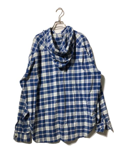DIESEL（ディーゼル）DIESEL (ディーゼル) S-DEWNY-HOOD フーディーシャツ（エス　デュウ　フード　フーディーシャツ） ブルー サイズ:46の古着・服飾アイテム