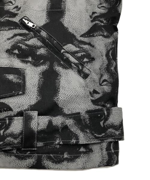 SUPPLIER（サプライヤー）SUPPLIER (サプライヤー) Face Riders Jacket グレー×ブラック サイズ:XLの古着・服飾アイテム