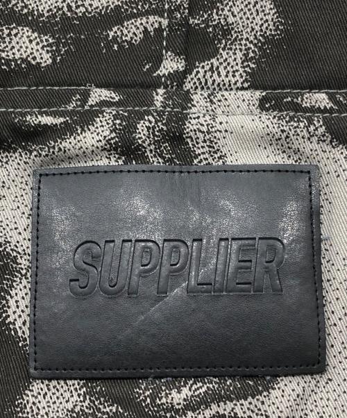 SUPPLIER（サプライヤー）SUPPLIER (サプライヤー) Face Riders Jacket グレー×ブラック サイズ:XLの古着・服飾アイテム
