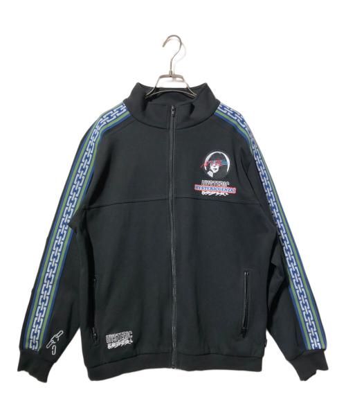 Hysteric Glamour（ヒステリックグラマー）Hysteric Glamour (ヒステリックグラマー) genzai (ゲンザイ) コラボトラックジャケット ブラック サイズ:Mの古着・服飾アイテム