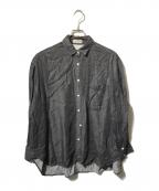 BARNEYS NEWYORKバーニーズ・ニューヨーク）の古着「ライトデニムシャツ/長袖シャツ」｜グレー