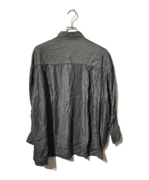 BARNEYS NEWYORK（バーニーズ・ニューヨーク）BARNEYS NEWYORK (バーニーズ・ニューヨーク) ライトデニムシャツ/長袖シャツ グレー サイズ:freeの古着・服飾アイテム