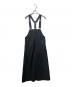 THE RERACS (ザ リラクス) エプロンドレスジャンパースカート ブラック サイズ:36：10000円