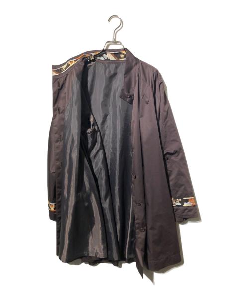 LEONARD SPORT（レオナール スポーツ）LEONARD SPORT (レオナール スポーツ) スタンドカラーナイロンコート パープル サイズ:44の古着・服飾アイテム