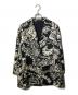 LEONARD（レオナール）の古着「総柄シルクジャケット」｜ホワイト×ブラック