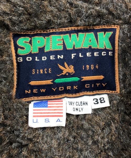 SPIEWAK（スピワック）SPIEWAK (スピワック) ウールミリタリージャケット ブラウン サイズ:38の古着・服飾アイテム