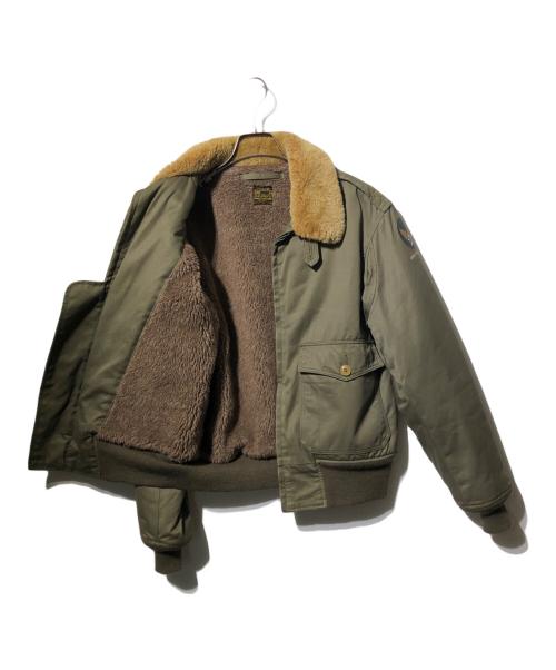 THE REAL McCOY'S（ザ・リアルマッコイズ）THE REAL McCOY'S (ザ・リアルマッコイズ) B-10フライトジャケット カーキ サイズ:38の古着・服飾アイテム