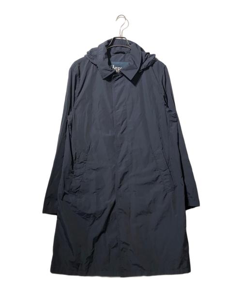 HERNO（ヘルノ）HERNO (ヘルノ) フーディーステンカラーコート ネイビー サイズ:52の古着・服飾アイテム