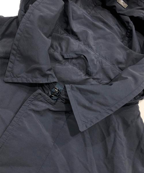 HERNO（ヘルノ）HERNO (ヘルノ) フーディーステンカラーコート ネイビー サイズ:52の古着・服飾アイテム
