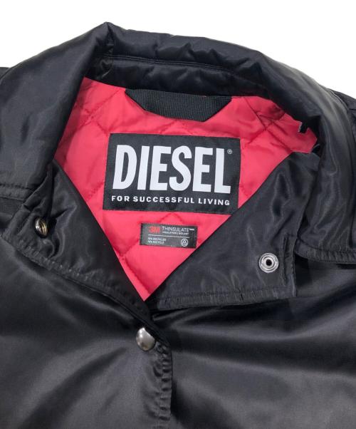 DIESEL（ディーゼル）DIESEL (ディーゼル) キルティングコーチジャケット ブラック サイズ:XXSの古着・服飾アイテム