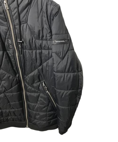 DIESEL（ディーゼル）DIESEL (ディーゼル) スターキルティングジャケット ブラック サイズ:Sの古着・服飾アイテム