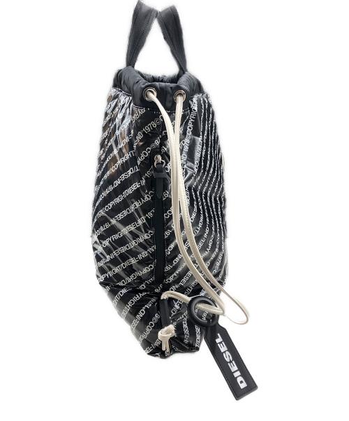 DIESEL（ディーゼル）DIESEL (ディーゼル) リピートロゴナップサック ブラックの古着・服飾アイテム