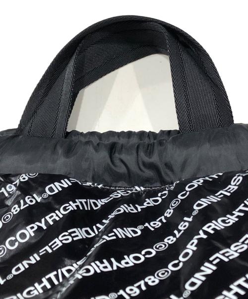 DIESEL（ディーゼル）DIESEL (ディーゼル) リピートロゴナップサック ブラックの古着・服飾アイテム