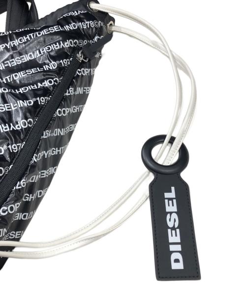 DIESEL（ディーゼル）DIESEL (ディーゼル) リピートロゴナップサック ブラックの古着・服飾アイテム