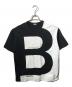 kolor/BEACON（カラービーコン）の古着「ビックプリントTシャツ」｜ホワイト×ブラック