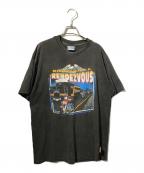 Hanesヘインズ）の古着「両面プリントTシャツ」｜ブラック