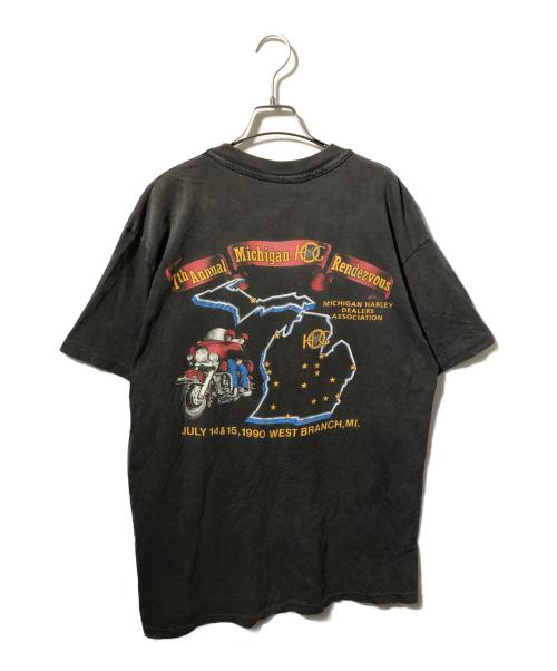 Hanes（ヘインズ）Hanes (ヘインズ) 両面プリントTシャツ ブラック サイズ:ＸＬの古着・服飾アイテム