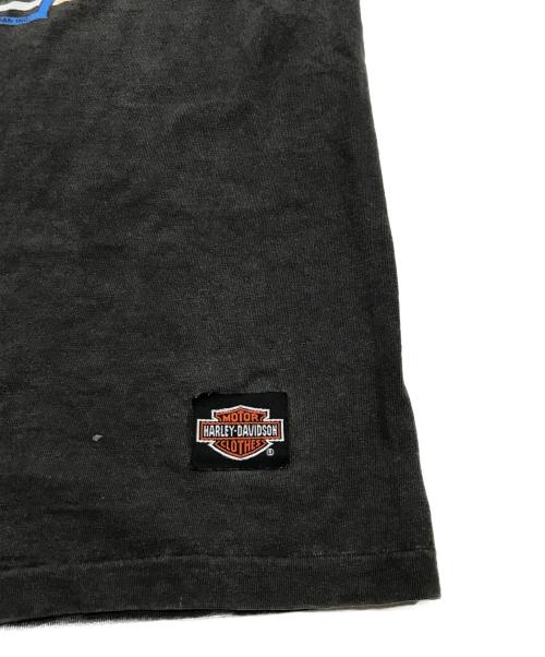 Hanes（ヘインズ）Hanes (ヘインズ) 両面プリントTシャツ ブラック サイズ:ＸＬの古着・服飾アイテム