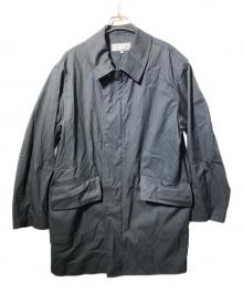 MARGARET HOWELL（マーガレットハウエル）の古着「比翼コート」｜ブラック