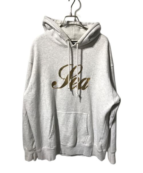 WIND AND SEA（ウィンダンシー）WIND AND SEA (ウィンダンシー) ロゴプリントプルオーバーパーカー グレー サイズ:Ｌの古着・服飾アイテム