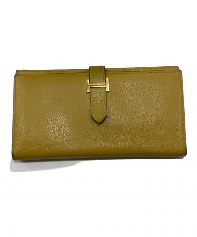 中古・古着通販】HERMES (エルメス) ベアンスフレ2つ折り長財布