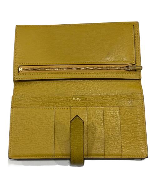 HERMES（エルメス）HERMES (エルメス) ベアンスフレ2つ折り長財布 イエローの古着・服飾アイテム