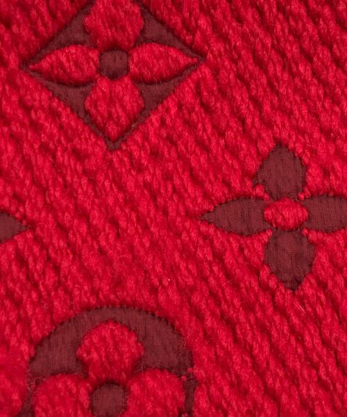 LOUIS VUITTON（ルイ ヴィトン）LOUIS VUITTON (ルイ ヴィトン) エシャルプ ロゴマニア レッドの古着・服飾アイテム