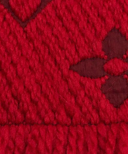 LOUIS VUITTON（ルイ ヴィトン）LOUIS VUITTON (ルイ ヴィトン) エシャルプ ロゴマニア レッドの古着・服飾アイテム