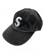 SUPREMEシュプリーム）の古着「Pigment S Logo 6-Panel（ピグメント　エス　ロゴ　シックス　パネル）」｜ブラック