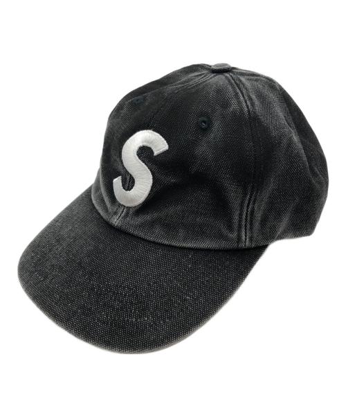 SUPREME（シュプリーム）Supreme (シュプリーム) Pigment S Logo 6-Panel（ピグメント　エス　ロゴ　シックス　パネル） ブラックの古着・服飾アイテム